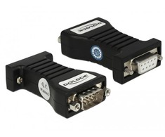 Delock Isolator 1 x nuoseklusis RS-232 DB9 lizdas iki 1 x serijinis RS-232 DB9