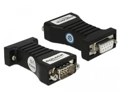Delock Isolator 1 x nuoseklusis RS-232 DB9 lizdas iki 1 x serijinis RS-232 DB9