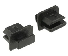 ZAŚLEPKA NA DISPLAYPORT MINI Juoda DUST COVER DELOCK (10-PACK) Z UCHWYTEM
