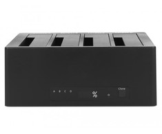 Delock USB 3.0 prijungimo stotelė skirta 4 x SATA HDD / SSD su klonavimo funkcija
