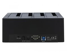 Delock USB 3.0 prijungimo stotelė skirta 4 x SATA HDD / SSD su klonavimo funkcija