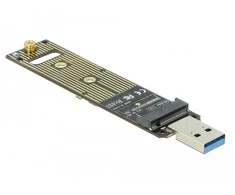 Delock keitiklis, skirtas M.2 NVMe PCIe SSD su USB 3.1 Gen 2