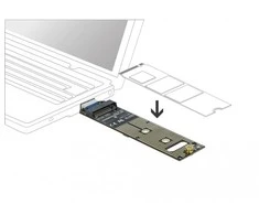 Delock keitiklis, skirtas M.2 NVMe PCIe SSD su USB 3.1 Gen 2