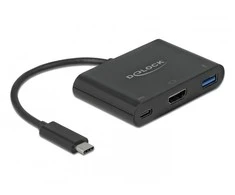 DeLock 64091 USB Type-C keitiklis USB 3.2 G1 Type C kištuku HDMI / USB / Type C