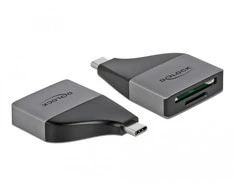 Delock USB Type-C™ kortelių skaitytuvas, skirtas SD / MMC + Micro SD atminties kortelėms