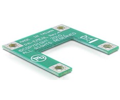 Delock Mini PCI Express / mSATA plėtinys Pusinis dydis > Visas dydis