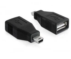 DELOCK Adapteris USB 2.0-A female > USB-mini male