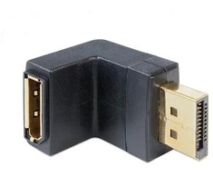 DELOCK Adapteris Displayport vyriškas > Displayport moteriška kampu žemyn