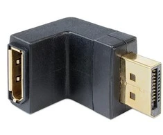 DELOCK Adapteris Displayport vyriškas > Displayport moteriška kampu žemyn