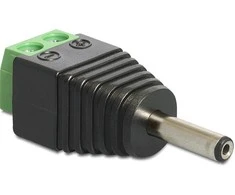 AV adapteris Delock Terminalo blokas Juodas (65434)