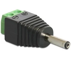 AV adapteris Delock Terminalo blokas Juodas (65434)
