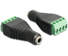 Delock adapterio gnybtų blokas > lizdas 3,5 mm lizdas 4 kontaktai