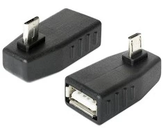 Delock Adapteris USB micro-B Stecker > USB 2.0-A Buchse OTG 270° gewinkelt