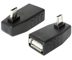 Delock Adapteris USB micro-B Stecker > USB 2.0-A Buchse OTG 270° gewinkelt