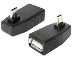 Delock Adapteris USB micro-B Stecker > USB 2.0-A Buchse OTG 270° gewinkelt