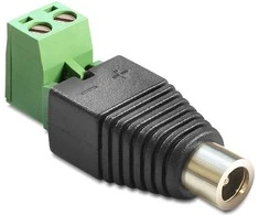 Delock adapterio gnybtų blokas > DC 2,5 x 5,5 mm lizdas