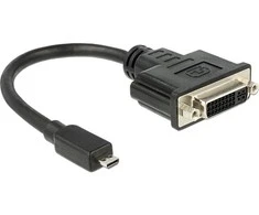 Delock adapteris HDMI Micro-D vyriškas > DVI 24+5 moteriškas 20cm