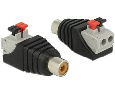 AV adapteris Delock Terminalo blokas Juodas (65565)