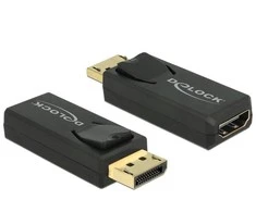 AV adapteris Delock Rodyti Uostas - HDMI juoda (65571)
