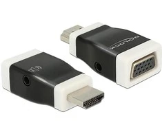 DELOCK Adapteris HDMI-A vyriškas > VGA moteriškas su garsu