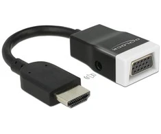 Delock adapterio kabelis HDMI-A kištukas > VGA lizdas su garsu