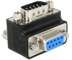 Delock DB- 9 - DB- 9, Juoda (65593)