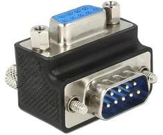 Delock DB- 9 - DB- 9, Juoda (65595)