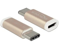 Delock adapteris USB 2.0 Micro-B moteriškas > USB Type-C™ 2.0 vyriškas vario spalvos