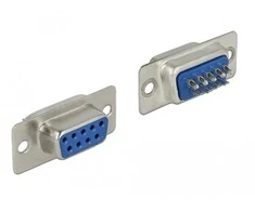 Delock Steckverbinder Sub-D 9 Pin Buchse Metall