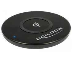 Delock Mobile Qi kabellose Schnelllade-Station 7,5 + 10 W juodas