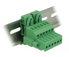 ADAPTER TERMINAL BLOCK 6PIN DO MONTAŻU NA SZYNIE DIN DELOCK
