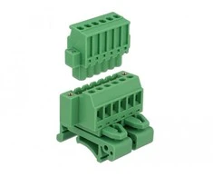 ADAPTER TERMINAL BLOCK 6PIN DO MONTAŻU NA SZYNIE DIN DELOCK
