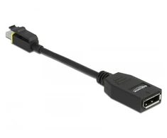 DELOCK Mini DisplayPort 1.4 į DisplayPort adapteris su fiksatoriumi 8K 60 Hz