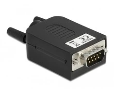 Delock Adapteris Sub-D 9 Pin Stecker zu Terminalblock 10 Pin mit Gehäuse