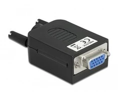 Delock Adapteris VGA 15 Pin Buchse zu Terminalblock 10 Pin mit Gehäuse