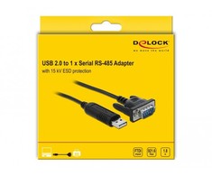 Kabelis Delock DeLOCK 66283, 1.8 m, RS-485, USB Type-A, Male, Male, Straight
