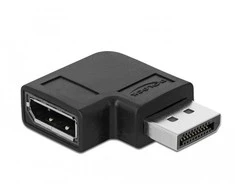 ADAPTER DISPLAYPORT(M) 1.4->DISPLAYPORT(F) 8K KAMPINIS 90" PRAWO DELOCK