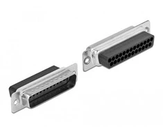 Delock Adapteris D-Sub 25 kontaktų kištukas su RJ45 moterimi surinkimo rinkinys mėlynas