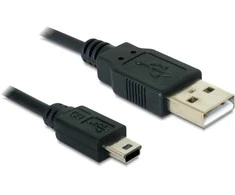 Delock kabelis USB 2.0-A kištukas > mini B 5 kontaktų kištukas 3 m
