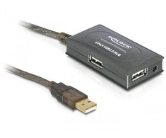 Sonstige Delock USB 2.0 ilgintuvas 10 m aktyvus su 4 prievadų šakotuvu