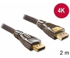 DELOCK Kabelis DP vyriškas/vyriškas tiesus 2m