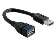 DELOCK kabelis USB 3.0 prailginimas A/A 15 cm vyriškas / moteriškas