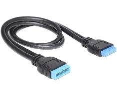 Delock prailginimo kabelis USB 3.0 kontaktų antraštė, vyriška / moteriška