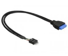 Kabelis Delock USB3.0 moteriškas>USB2.0 vyriškas