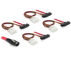 Delock Mini SAS – 4x SAS + Molex (83146)