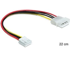 Delock Molex – 4 kontaktų diskelis, 0,24 m, įvairiaspalvis (83184)