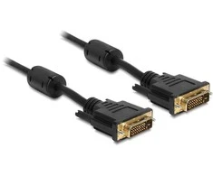 Delock Cable DVI 24+1 vyriškas > DVI 24+1 kišas 3 m juodas