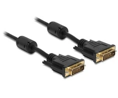 Delock Cable DVI 24+1 vyriškas > DVI 24+1 kišas 5 m juodas