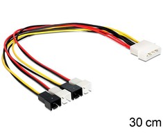 Delock Molex - 2- pin, 0,3m, Multicolor (83343)