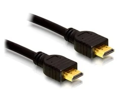 DELOCK kabelis didelės spartos HDMI Ethernet – 25 cm vyriškas / vyriškas